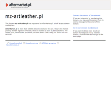 Tablet Screenshot of mz-artleather.pl